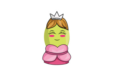 Ambarella Fruit Princess Cartoon Character