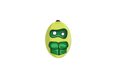 Ambarella Fruit Villain Cartoon Character