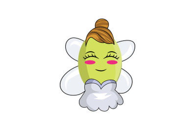 Ambarella Fruit Fairy Cartoon Character