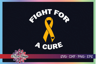 Fight for a cure svg, bone cancer awareness svg, awareness svg