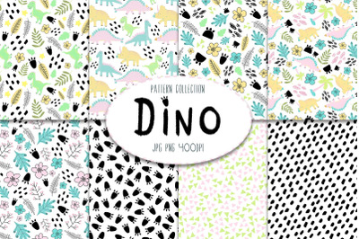 Dino digital pattern collection