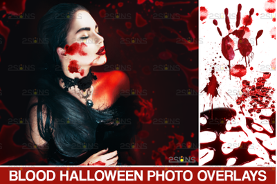 Blood Photo Overlay, Halloween overlay, blood splatter, textures blood