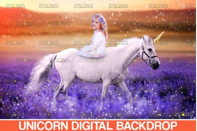 Majestic unicorn backdrop &amp; Flower backdrop, Horse backdrop, Unicorn o