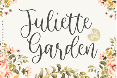 Juliette Garden Modern Calligraphy Font