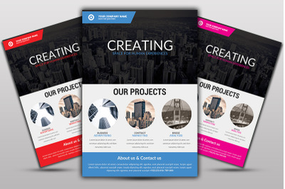 Construction&nbsp;Business Flyer Template