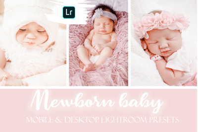 Newborn Baby Mobile &amp; Desktop Lightroom Presets