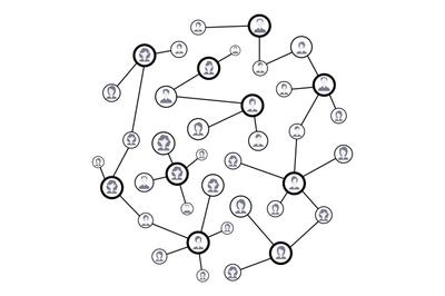 Online wireframe networking contact&2C; global cloud