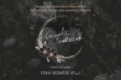 Floral decoration set vol. 1