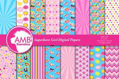 Girl Superhero Papers AMB-2744
