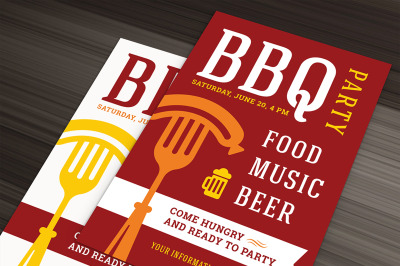 Barbecue Party Flyer Template