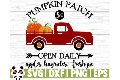 Pumpkin Patch Open Daily