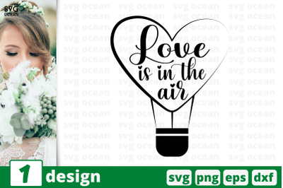 1 LOVE IS IN THE AIR, wedding quotes cricut svg