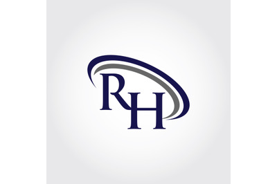 Monogram RH Logo Design