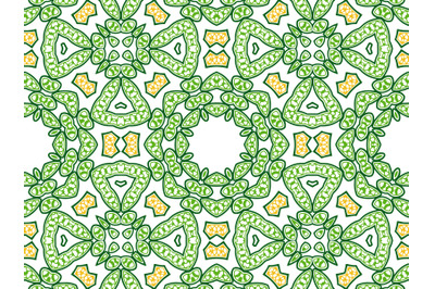 Pattern Abstract Green Yellow Color