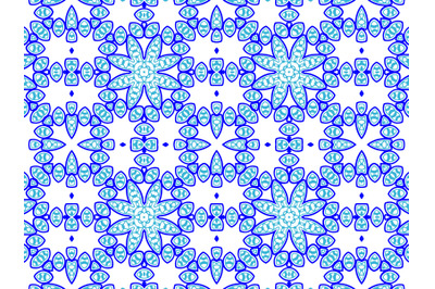 Pattern Abstract Blue Color Design