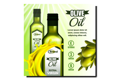 Download Glass Bottle With Green Organic Oil Mockup Yellowimages