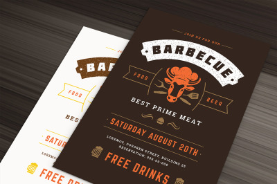 Barbecue Party Flyer Template