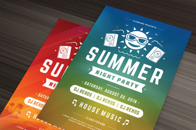 Summer Beach Party Flyer Template