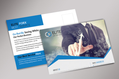 Corporate Business Postcard Template