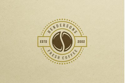 Coffee Shop Logo Design Template