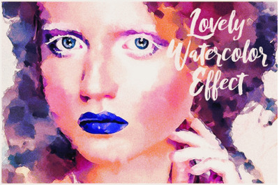 Lovely Watercolor Effect Actions