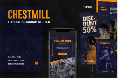 Chestmill - Fitness Instagram Stories Template