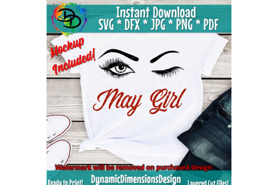 May girl png, May birthday bday png, Eyelashes svg, Lashes, Women born