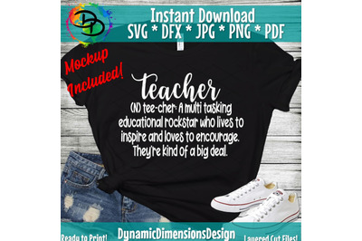 Teacher svg&2C; Teacher Definition svg&2C; Teacher Quote&2C; silhouette cameo c