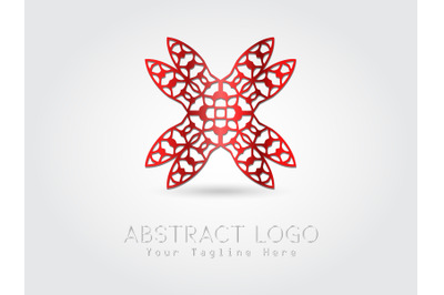 Logo Abstract Red Gradation
