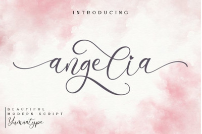 Angelia- Lovely Script