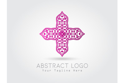 Logo Abstract Purple Gradation