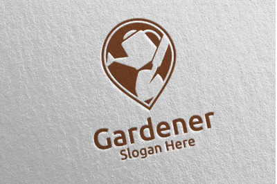 Pin Botanical Gardener Logo Design 35