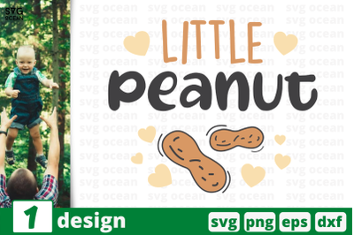 1 LITTLE PEANUT, baby quotes cricut svg