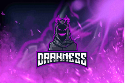 Darkness Esport Logo Template