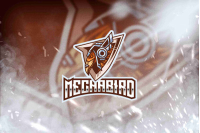 Mecha Bird Esport Logo Template