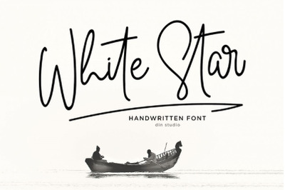 White Star Chic Handwritten Font