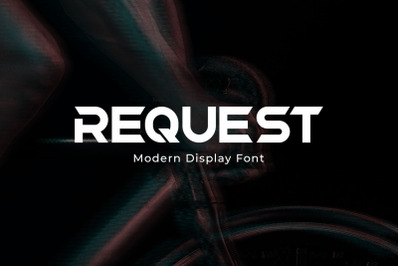 Request Modern Display Font