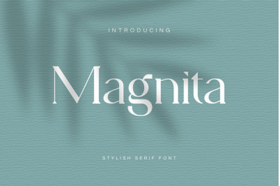 Magnita Serif Font