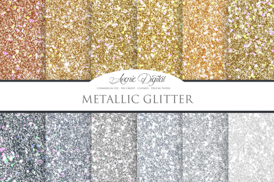 Metallic Glitter Background Textures
