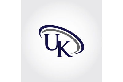 Monogram UK Logo Design