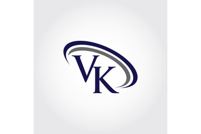 Monogram VK Logo Design