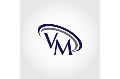 Monogram VM Logo Design