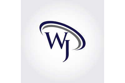 Monogram WJ Logo Design