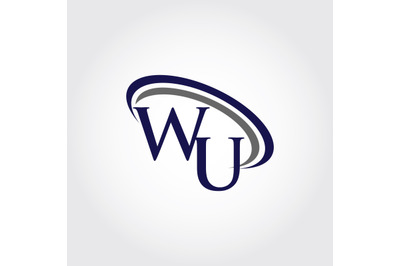 Monogram WU Logo Design