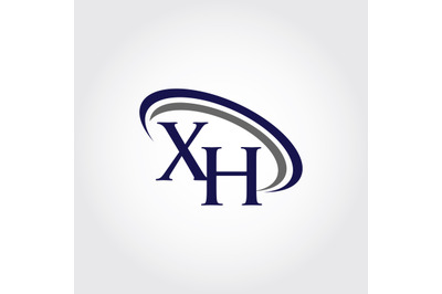 Monogram XH Logo Design