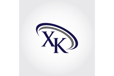 Monogram XK Logo Design