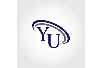 Monogram YU Logo Design