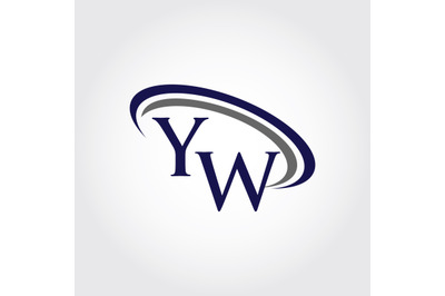 Monogram YW Logo Design