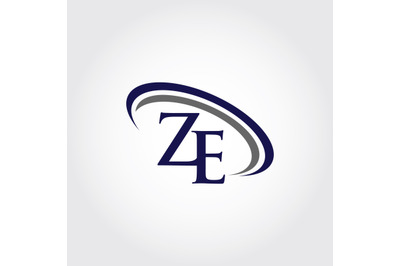 Monogram ZE Logo Design