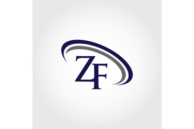 Monogram ZF Logo Design